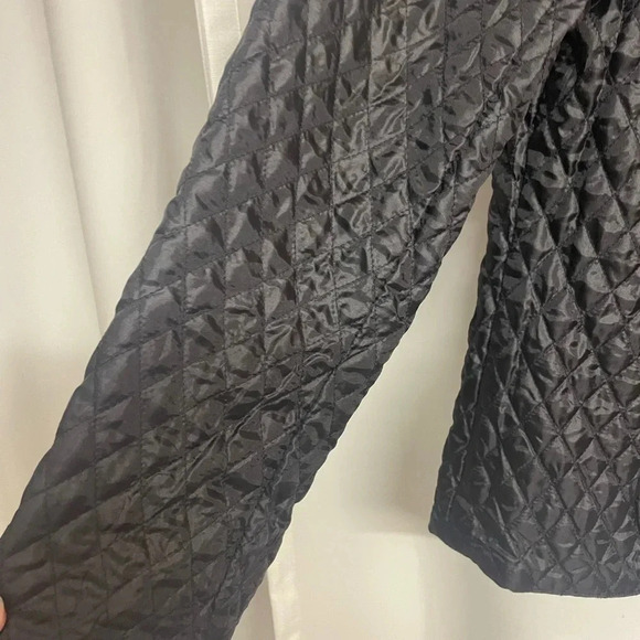 Chico’s Reversible nylon/poly jacket no tags size medium purple & black - Picture 6 of 7